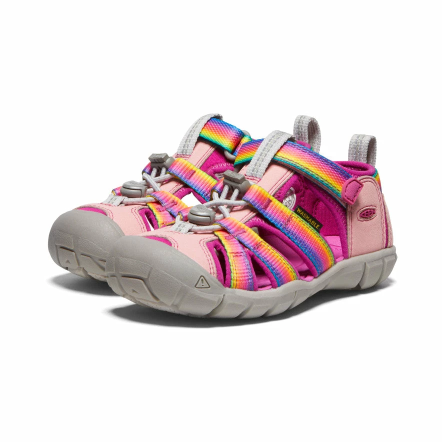 Keen Seacamp II CNX Sandale Für Jüngere Kinder | Rainbow/Festival Fuchsia 2 Keen Seacamp II CNX Sandale Für Jüngere Kinder | Rainbow/Festival Fuchsia – Bild 2