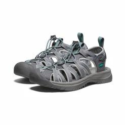 Keen Whisper Sandalen Für Damen | Medium Grey/Peacock Green -Keen Verkäufe 0bffdc8806a114a8a502629f94224377fe9ef158