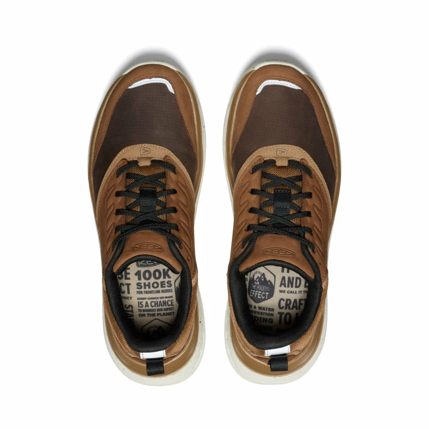 Keen WK400 Leder Walking Schuhe Für Herren | Bison/Toasted Coconut 4 Keen WK400 Leder Walking Schuhe Für Herren | Bison/Toasted Coconut – Bild 4