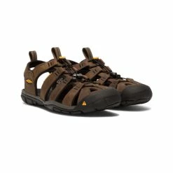 Keen Clearwater Leather CNX Sandale Für Herren | Dark Earth/Black -Keen Verkäufe 0eee9bf0d1e632d5483bfdaca0831f08bbbf079b