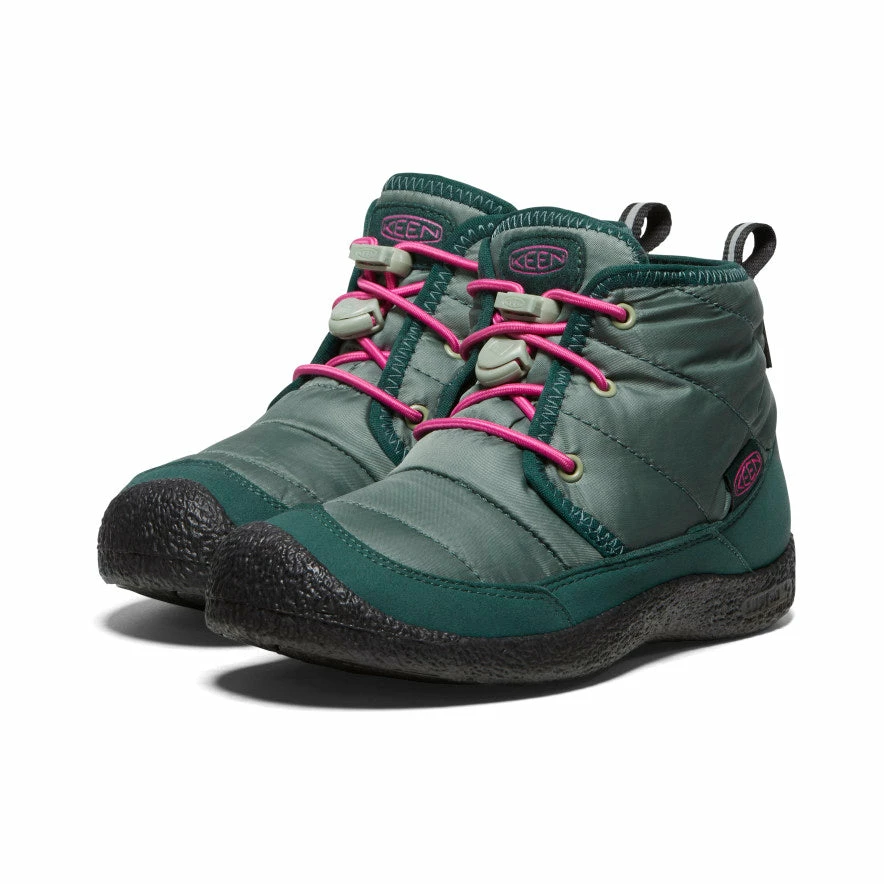 Keen Howser II Waterproof Chukka Für Jüngere Kinder | Dark Forest/Fuchsia Purple 2 Keen Howser II Waterproof Chukka Für Jüngere Kinder | Dark Forest/Fuchsia Purple – Bild 2