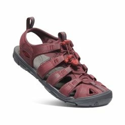 Keen Clearwater Leather CNX Sandale Für Damen | Wine/Red Dahlia -Keen Verkäufe 1406c5365e7df9d24bb3c561b6a121fdd26aa3bc