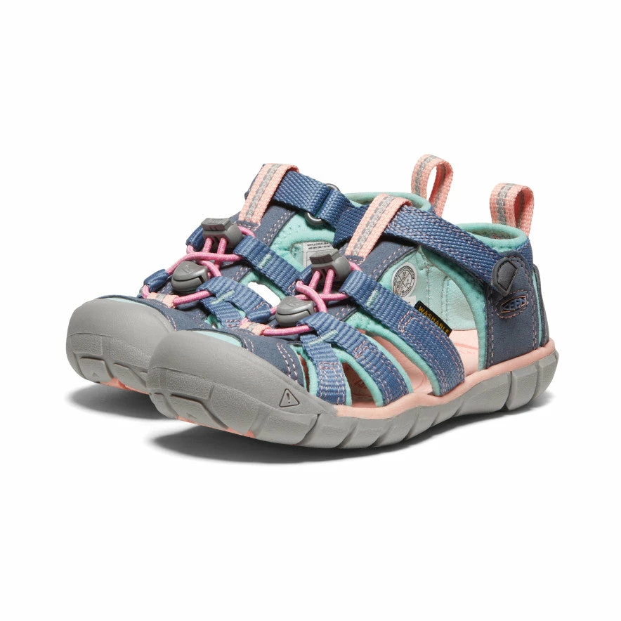 Keen Seacamp II CNX Sandale Für Jüngere Kinder | Flint Stone/Ocean Wave 2 Keen Seacamp II CNX Sandale Für Jüngere Kinder | Flint Stone/Ocean Wave – Bild 2
