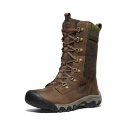 Keen Greta Tall Waterproof Stiefel Für Damen | Dark Earth/Green Plaid -Keen Verkäufe 17def744f3a61cafffc44372c48e46b0de47bab0