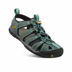 Keen Clearwater Leather CNX Sandale Für Damen | Mineral Blue/Yellow -Keen Verkäufe 209b9cb74bd634ec7a6bcfa3b5620de1affe9b0f