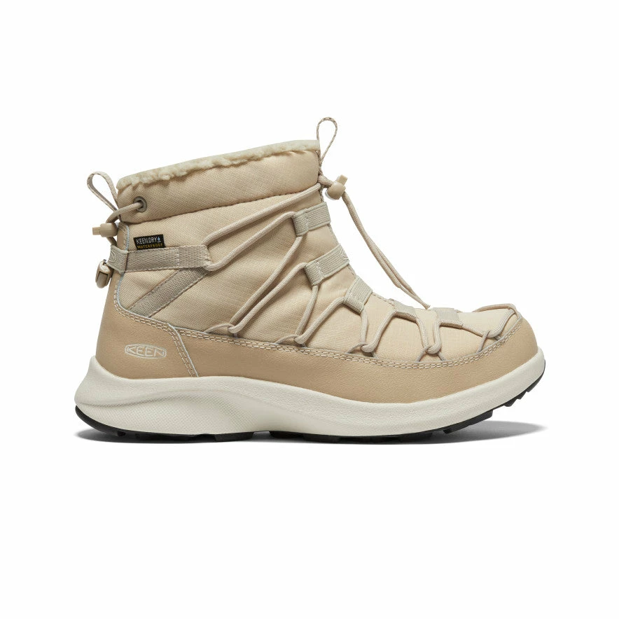 Keen UNEEK SNK II Waterproof Chukka Boots Für Damen | Safari/Birch 1 Keen UNEEK SNK II Waterproof Chukka Boots Für Damen | Safari/Birch