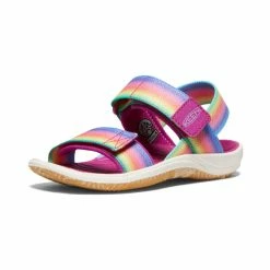 Keen Elle Riemchensandale Für Jüngere Kinder | Rainbow/Festival Fuchsia -Keen Verkäufe 356547de3708de5b9ae54ec61cd3d8dcc26dfeb0