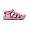 Keen Seacamp II CNX Sandale Für Jugendliche | Rainbow/Festival Fuchsia