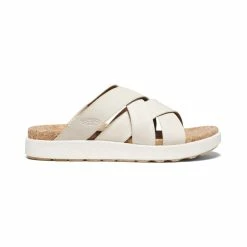 Keen Elle Mixed Slide Sandalen Für Damen | Birch/Star White