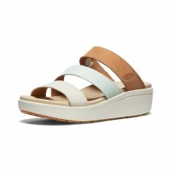 Keen Ellecity Slide Mit Keilabsatz Für Damen | Natural Leather/Clearly Aqua -Keen Verkäufe 3b515c298aa0580cf0d6500b7df91182cb1eb093