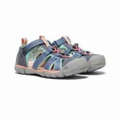 Keen Seacamp II CNX Sandale Für Jugendliche | Flint Stone/Ocean Wave -Keen Verkäufe 4657da198a950469869755ddaed74e1599c3ce39