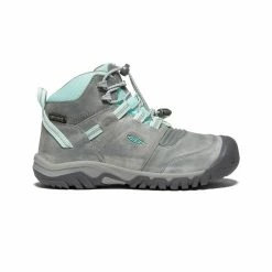 Keen Ridge Flex Waterproof Stiefel Für Jugendliche | Grey/Blue Tint