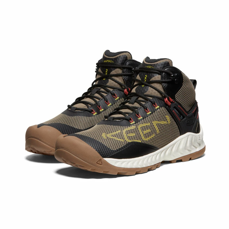 Keen NXIS EVO Waterproof Mid Für Herren | Brindle/Citronelle 2 Keen NXIS EVO Waterproof Mid Für Herren | Brindle/Citronelle – Bild 2