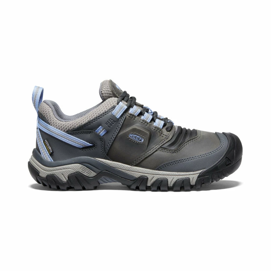 Keen Ridge Flex Waterproof Wanderschuhe Für Damen | Steel Grey/Hydrangea 1 Keen Ridge Flex Waterproof Wanderschuhe Für Damen | Steel Grey/Hydrangea