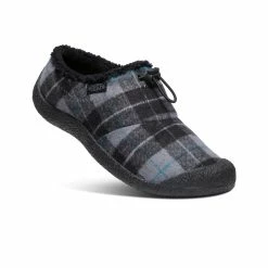 Keen Howser III Slide Für Damen | Black Plaid/Black -Keen Verkäufe 667913f7a5fcf0d631b5fc36690084c3001112ee