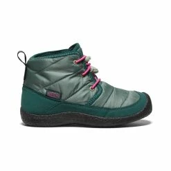 Keen Howser II Waterproof Chukka Für Jüngere Kinder | Dark Forest/Fuchsia Purple