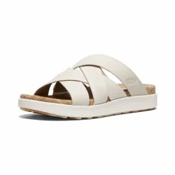 Keen Elle Mixed Slide Sandalen Für Damen | Birch/Star White -Keen Verkäufe 78b0d4f51f2694dd649f22999ffa367718efda50