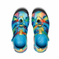 Keen Seacamp II CNX Sandale Für Jugendliche | Vivid Blue/Original Tie Dye -Keen Verkäufe 7ef64d97786d8c37cc496211f46f3239a2573dc4