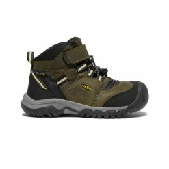 Keen Ridge Flex Waterproof Stiefel Für Jüngere Kinder | Dark Olive/Dusky Citron