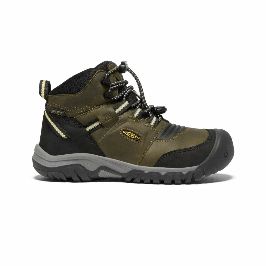 Keen Ridge Flex Waterproof Stiefel Für Jugendliche | Dark Olive/Dusky Citron 1 Keen Ridge Flex Waterproof Stiefel Für Jugendliche | Dark Olive/Dusky Citron