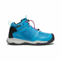 Keen Wanduro Waterproof Stiefel Für Jugendliche | Fjord Blue/Fuchsia Purple