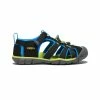 Keen Seacamp II CNX Sandale Für Jüngere Kinder | Black/Brilliant Blue