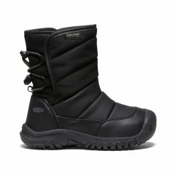 Keen Puffrider Waterproof Winterstiefel Für Jüngere Kinder | Black/Steel Grey