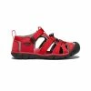 Keen Seacamp II CNX Sandale Für Jüngere Kinder | Racing Red/Gargoyle