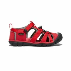 Keen Seacamp II CNX Sandale Für Jüngere Kinder | Racing Red/Gargoyle
