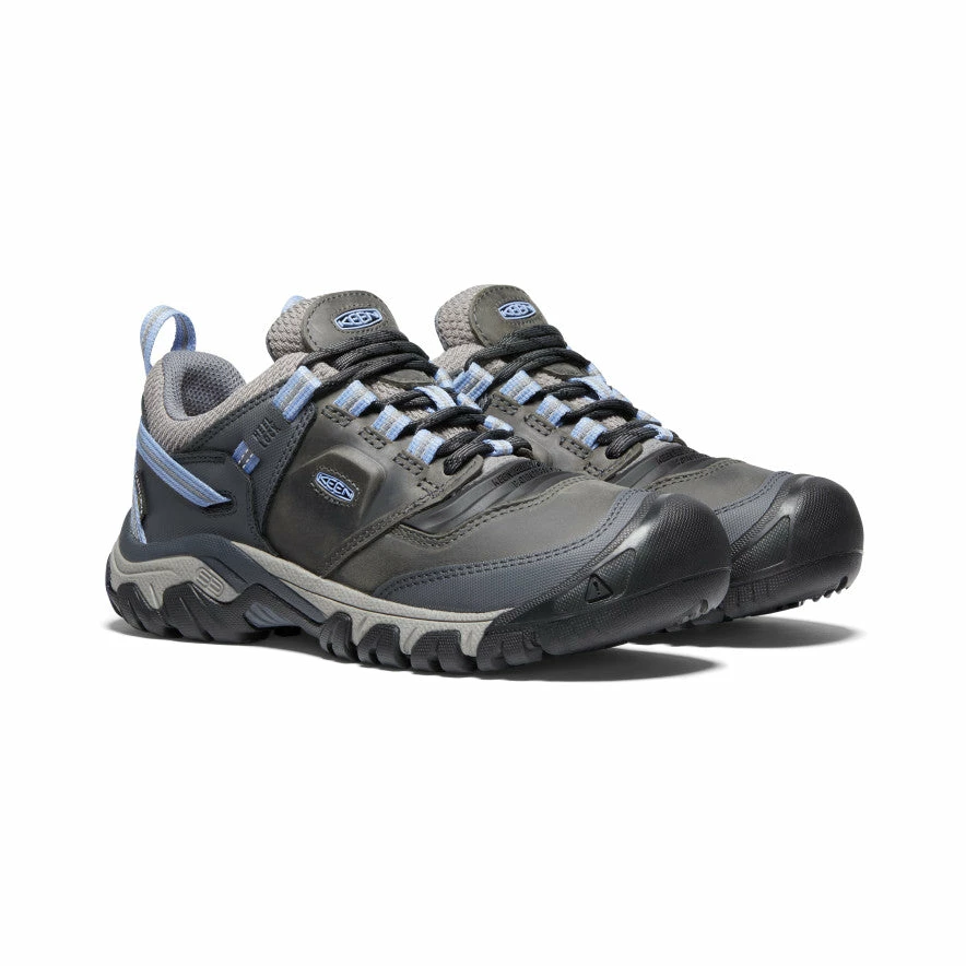 Keen Ridge Flex Waterproof Wanderschuhe Für Damen | Steel Grey/Hydrangea 2 Keen Ridge Flex Waterproof Wanderschuhe Für Damen | Steel Grey/Hydrangea – Bild 2