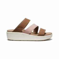 Keen Ellecity Slide Mit Keilabsatz Für Damen | Toasted Coconut/Fawn