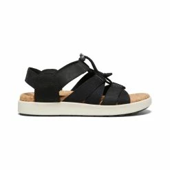 Keen Elle Mixed Riemchensandalen Für Damen | Black/Birch