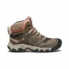 Keen Ridge Flex Waterproof Wanderstiefel Für Damen | Timberwolf/Brick Dust