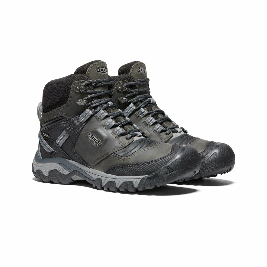 Keen Ridge Flex Waterproof Wanderstiefel Für Herren | Magnet/Black 2 Keen Ridge Flex Waterproof Wanderstiefel Für Herren | Magnet/Black – Bild 2