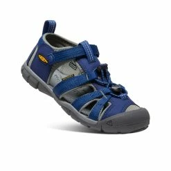 Keen Seacamp II CNX Sandale Für Jugendliche | Blue Depths/Gargoyle -Keen Verkäufe e540191c8e6c9e241b832af29d9eaa9370e4ce65