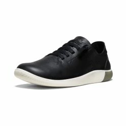Keen KNX Ungefütterte Ledersneaker Für Herren | Black/Star White -Keen Verkäufe e92b49ad10fb322ee566b0f894f2ed46c91431dd