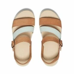 Keen Ellecity Sandale Mit Keilabsatz Für Damen | Natural Leather/Clearly Aqua -Keen Verkäufe e9f418b36995429791b2078f726ecf86d77f654b