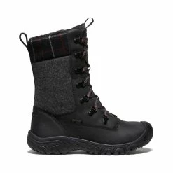 Keen Greta Tall Waterproof Stiefel Für Damen | Black/Black Plaid