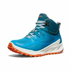 Keen Zionic Waterproof Wanderstiefel Für Damen | Fjord Blue/Tangerine -Keen Verkäufe f6df4a67453eb7666aaacdd3ecfa56a6f6125745