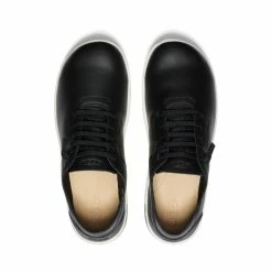 Keen KNX Ungefütterte Ledersneaker Für Damen | Black/Star White -Keen Verkäufe f7c0019cf2ac5d8107184b4cac3570b729782767