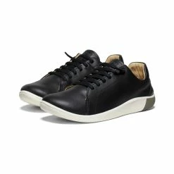 Keen KNX Ledersneaker Für Damen | Black/Star White -Keen Verkäufe fa3b9a02a11cf2d85e7671b546b1ca6cb728592b