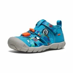 Keen Little Kids' Seacamp II CNX Sandal X Smokey Bear | Smokey Bear/Fjord Blue -Keen Verkäufe fc79a296cb0f2c679702712ecf2835e32f9c05c5