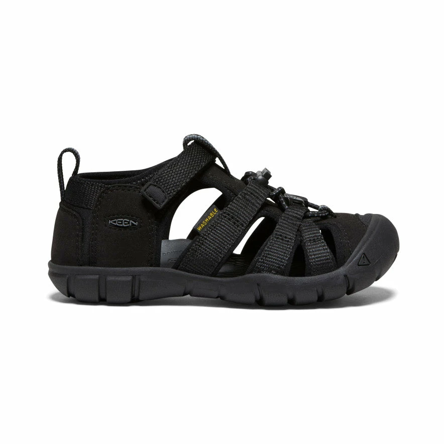 Keen Seacamp II CNX Sandale Für Jüngere Kinder | Black/Grey 1 Keen Seacamp II CNX Sandale Für Jüngere Kinder | Black/Grey